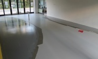 Vestibul firmy Rostex - Nátěr podlahy